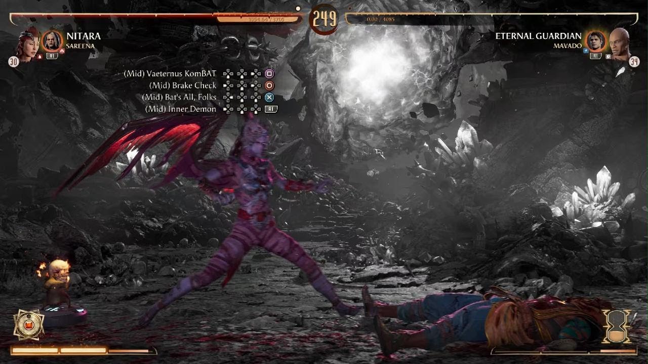 Mortal Kombat 1 it didn't let me finish him i had to restart the match 😑