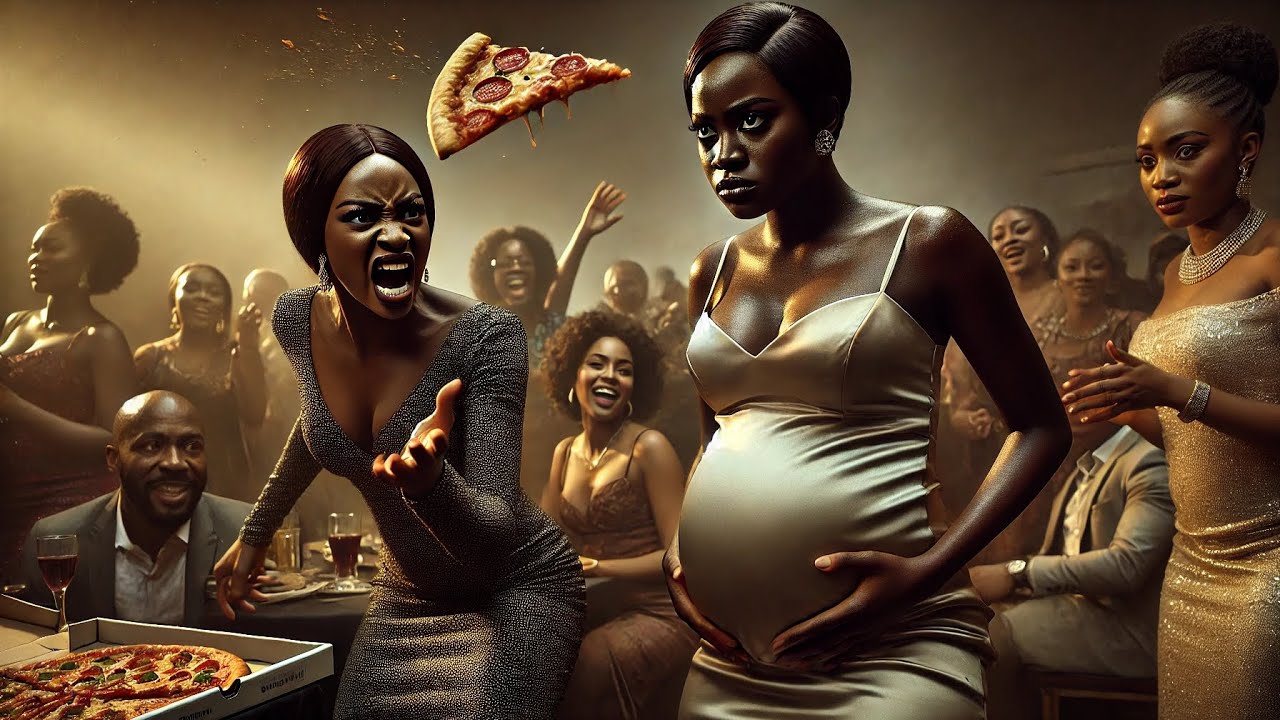Mistress Tossed Pizza On Pregnant Wife - Everyone Laughed Until This Happened..