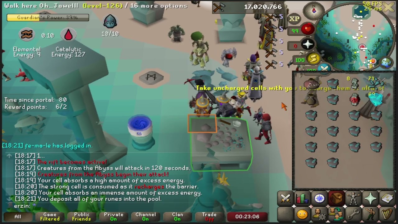 osrs rift of the guardian med+colossal pouch mass