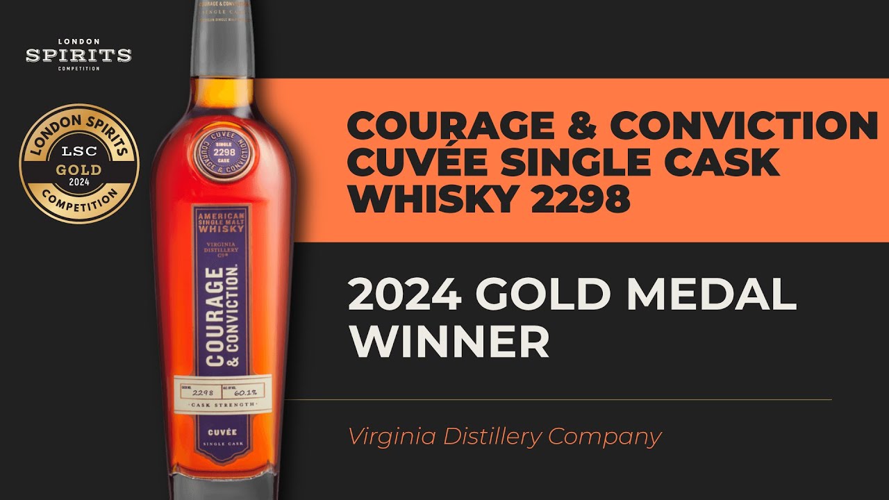 Courage & Conviction Cuv&eacute;e Single Cask Whisky 2298 | 2024 Gold Medal Winner