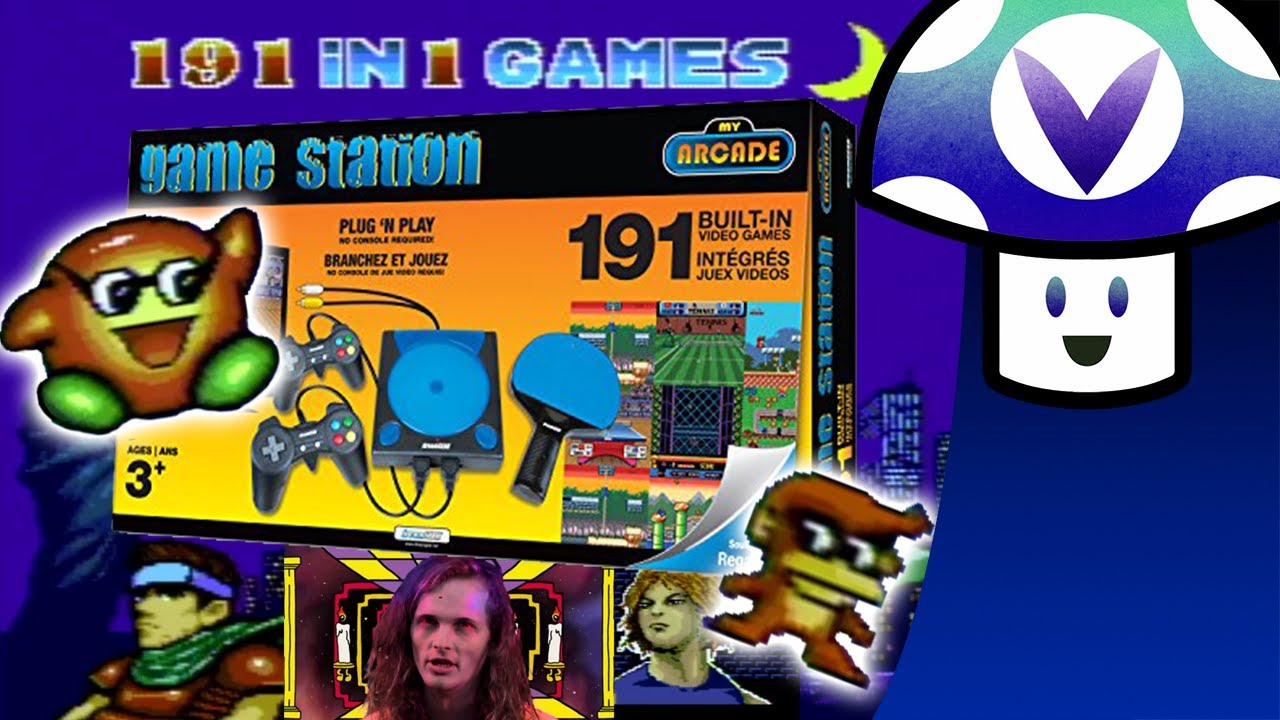 [Vinesauce] Vinny - Plug & Plague: DreamGEAR My Arcade Game Station 191-in-1