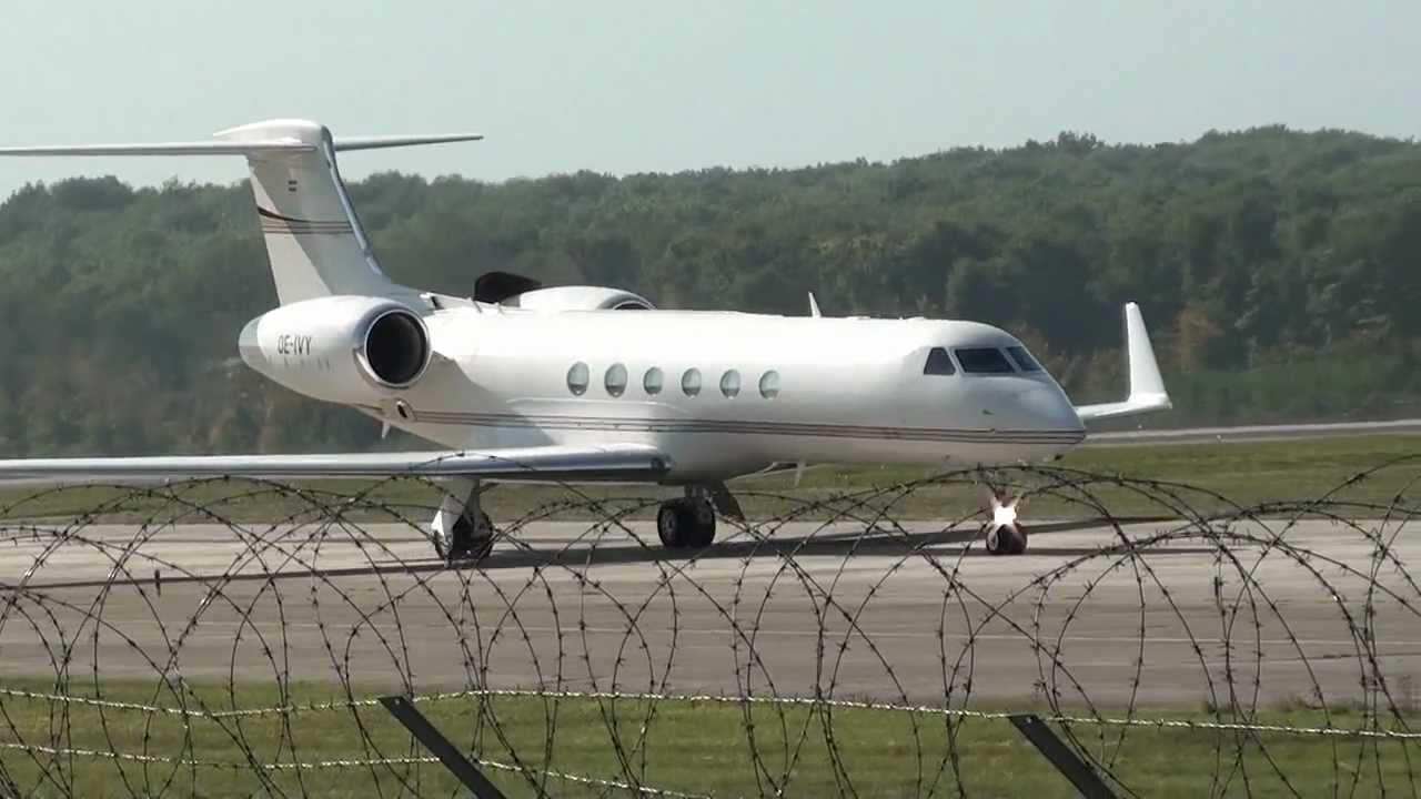 Gulfstream G-V International Jet Management take off rwy 23 at Geneva Cointrin [GVA/LSGG]