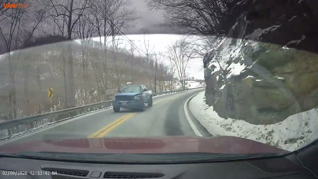 Another reckless driver on Buck Creek Hill.