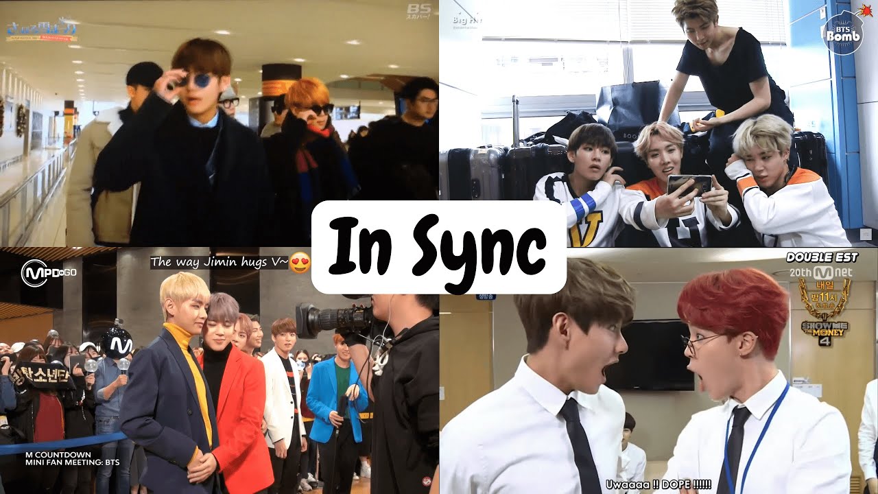 VMIN Being Extremely In Sync With Each Other | BTS (방탄소년단) Jimin And Taehyung Are Soulmates