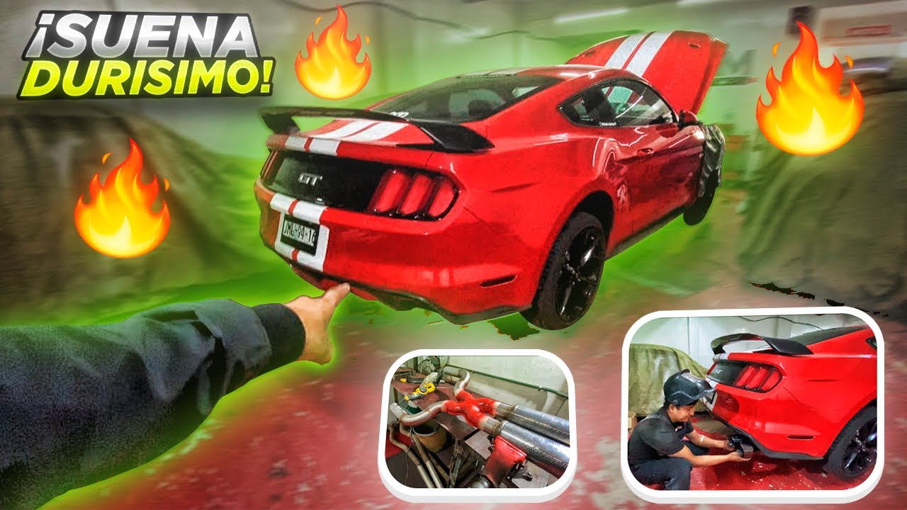 NUEVO SISTEMA DE ESCAPES Y HEADERS PARA MI MUSTANG GT! | AL FIN QUEDO TERMINADO! | GUS LOPEZ |