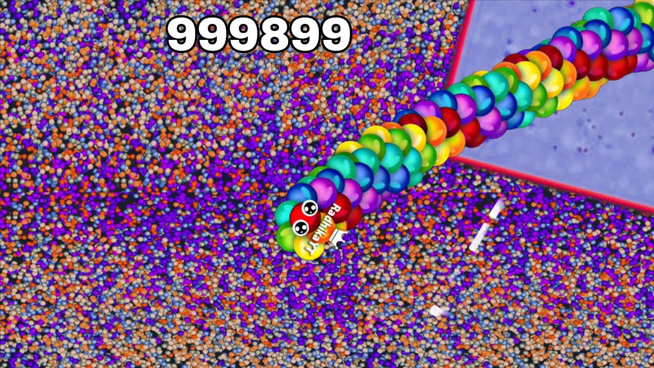 OMG🐍 PRO MONSTER RAINBOW🌈 FEED CUTE SNAKE POINT OUT MAPS 🐍 BEST EPIC SNAKE IO GAMEPLAY 🐍🔥#gaming