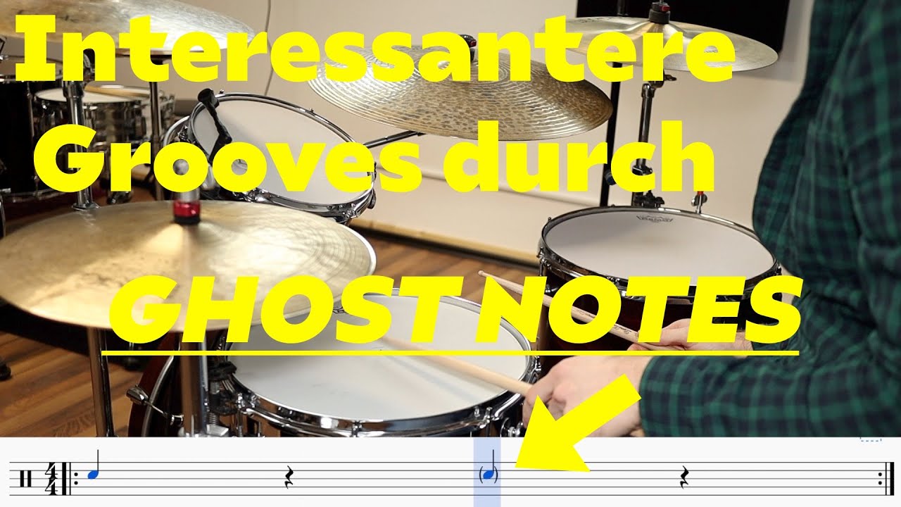 Interessantere Grooves durch Ghost Notes | Schlagzeug lernen mit Dennis Berg | 2021