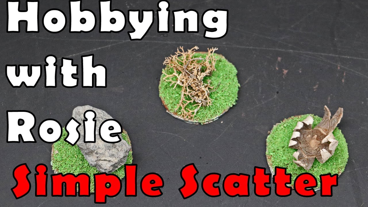 Scatter terrain from found things with my daughter