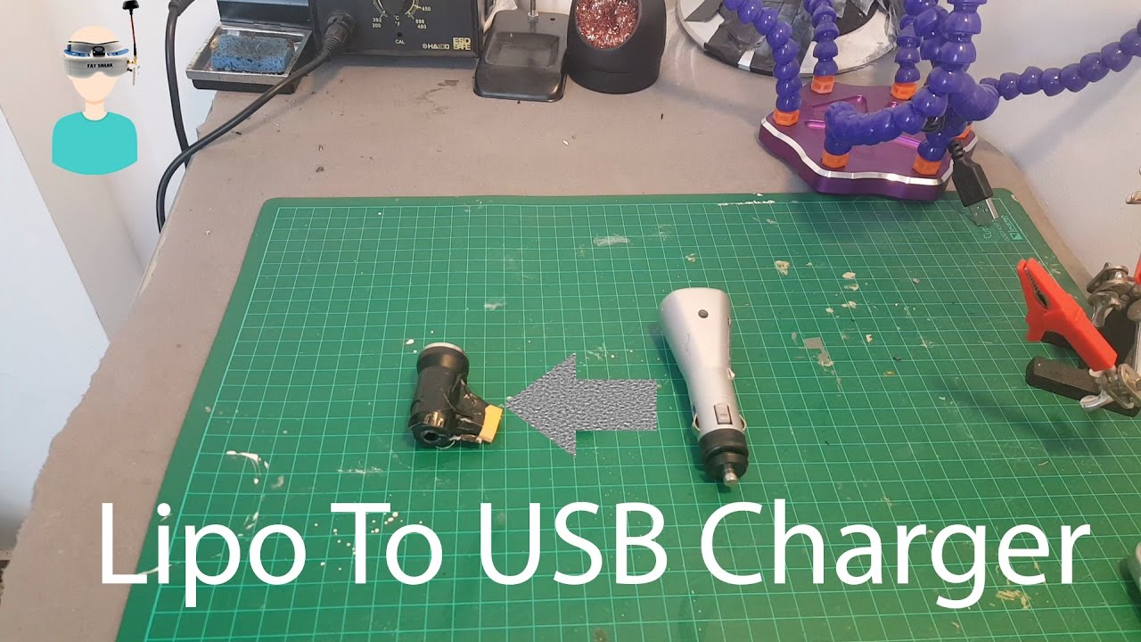 How To Convert A USB Car Charger To A Lipo USB Charger