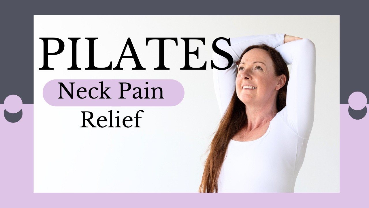 3-Minute Pilates for Neck Stiffness | Gentle Neck Pain Relief