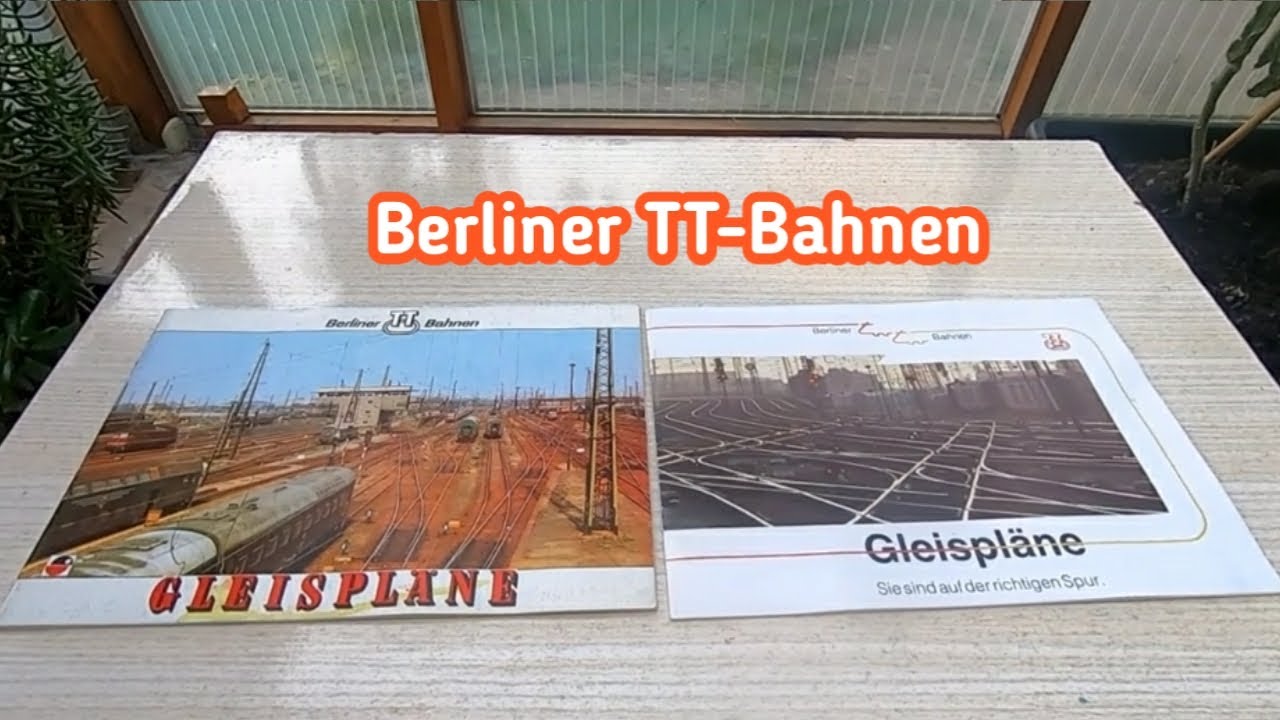 Präsentation DDR/Nostalgische Modelleisenbahnen Berliner TT- Bahnen/Zeuke Kataloge - Gleispläne