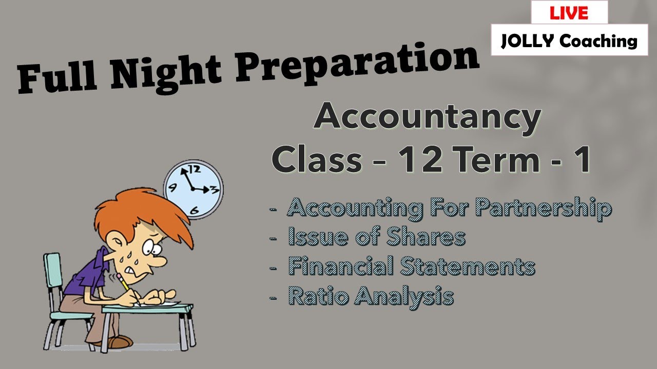 Night Shift for Accountancy Term - 1 Exams | Most Expected MCQ's | Chapter Wise Important MCQ's