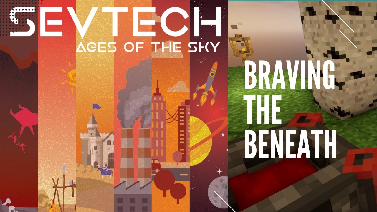 SevTech Ages of the Sky E04 - The Beneath, Blood Magic Beginnings and Black Quartz