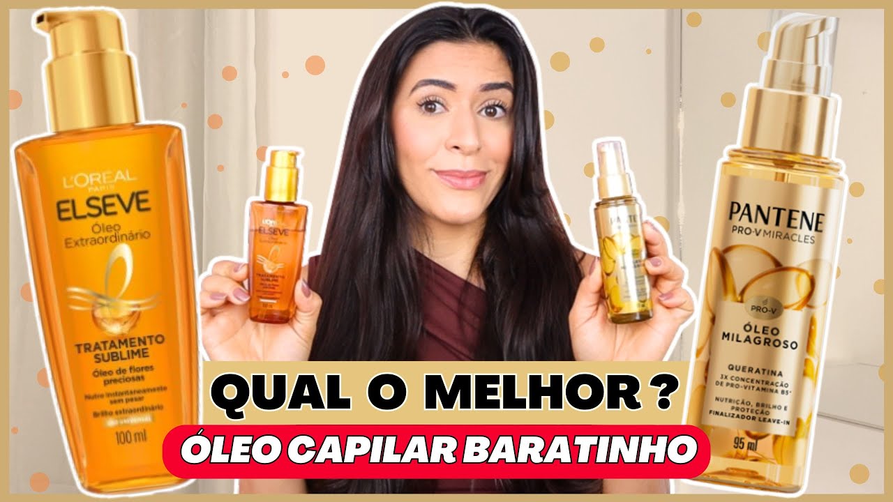 ELSEVE x PANTENE: QUAL O MELHOR ÓLEO REPARADOR DE PONTAS BARATINHO DE FARMÁCIA/MERCADO? #BATALHA
