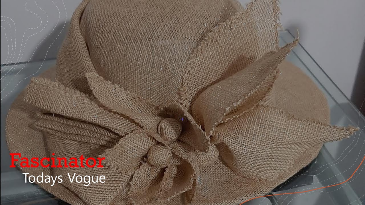 Step By Step On How To Cover A Mold With A Sinamay (Hat/Fascinator)