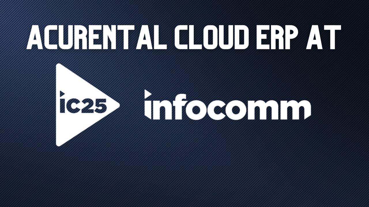 AcuRental Cloud ERP take by rAVe PUBS at InfoComm 2025