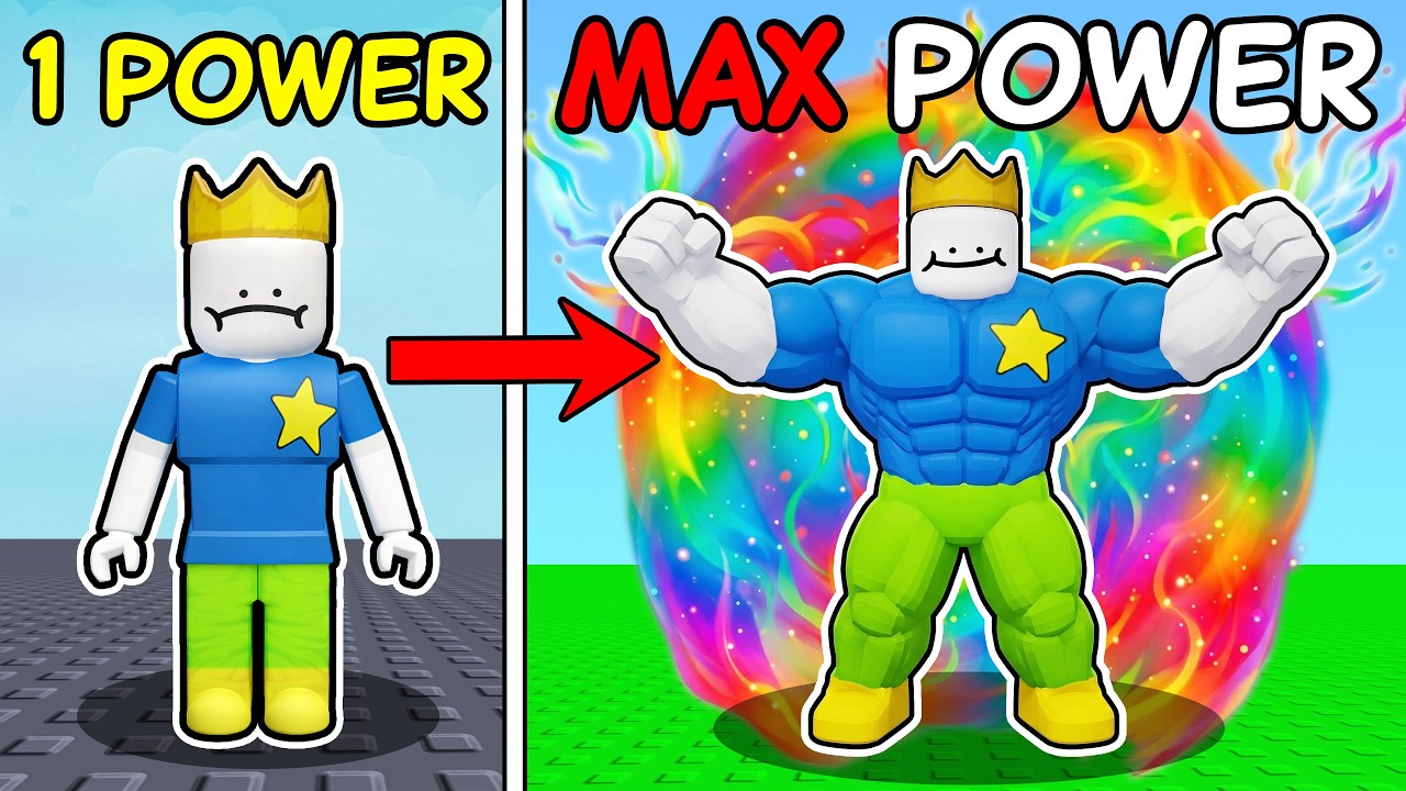 I Went From NOOB to PRO in Roblox Muscle Transform Simulator...