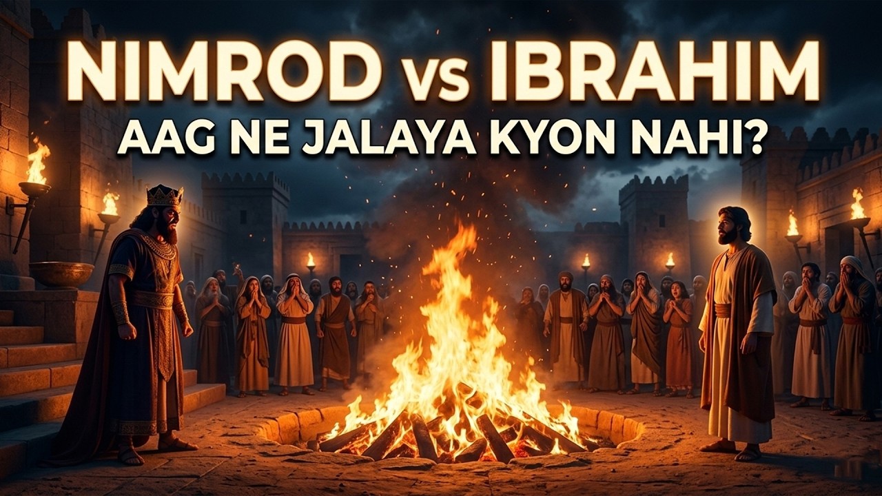 Badshah Nimrod aur Hazrat Ibrahim (A.S) | Aag Ne Ibrahim Ko Kyun Na Jalaya? | Islamic Story | Quran