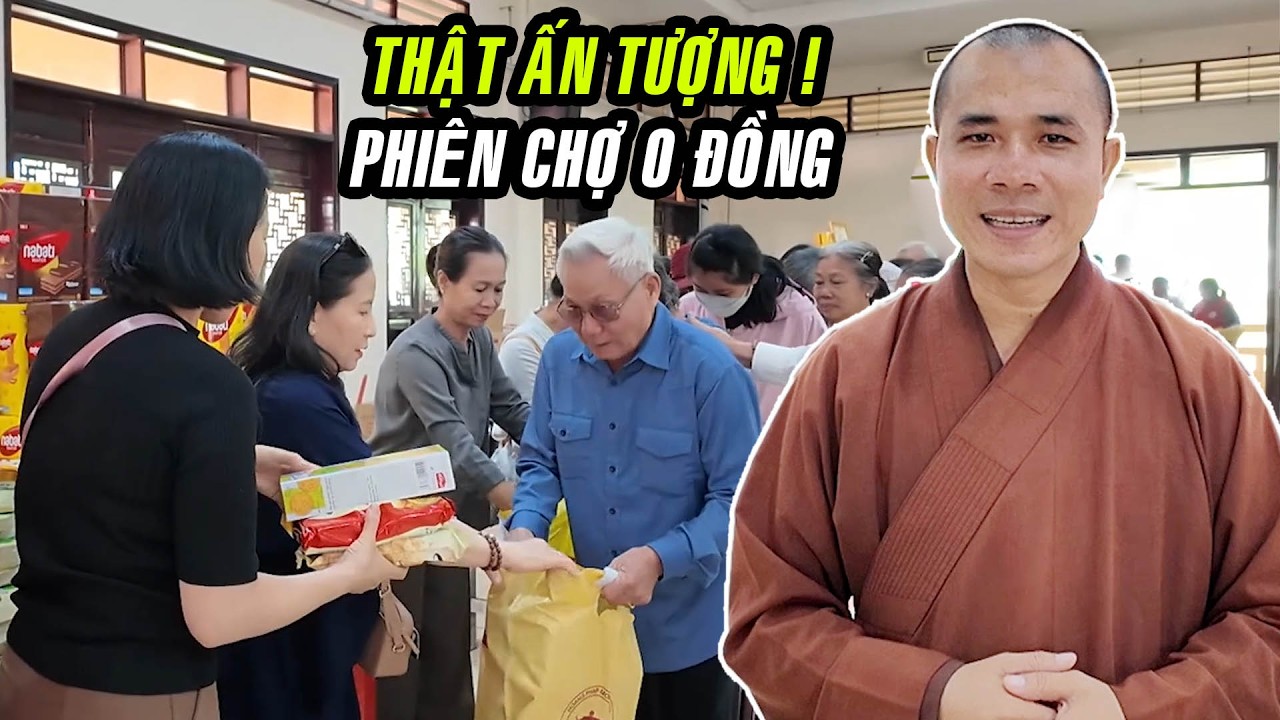 THẬT ẤN TƯỢNG với PHIÊN CHỢ 0 ĐỒNG lần đầu được tổ chức tại chùa Hoằng Pháp !