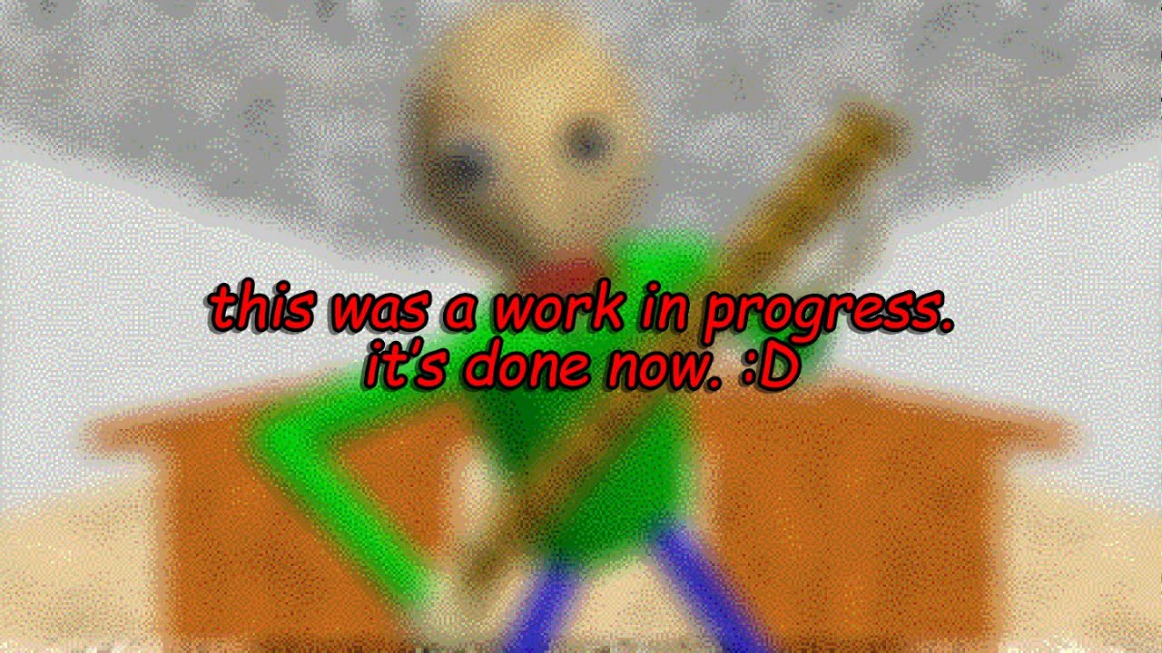 [LEGACY] IT&rsquo;S OUT!! Dismissal (+) WIP - Baldi's Basics in Funkin' (Unofficial)