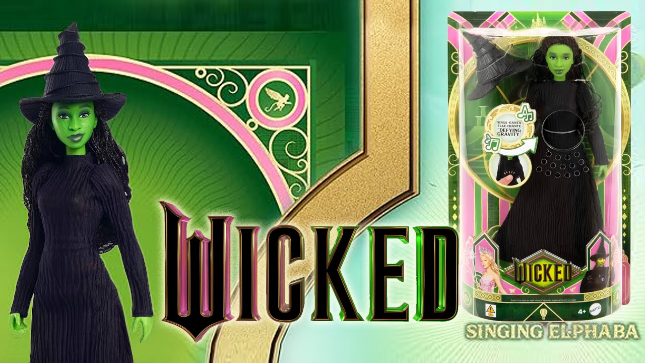 Wicked - Elphaba singing doll - La Strega Malvagia dell'Ovest canta 
