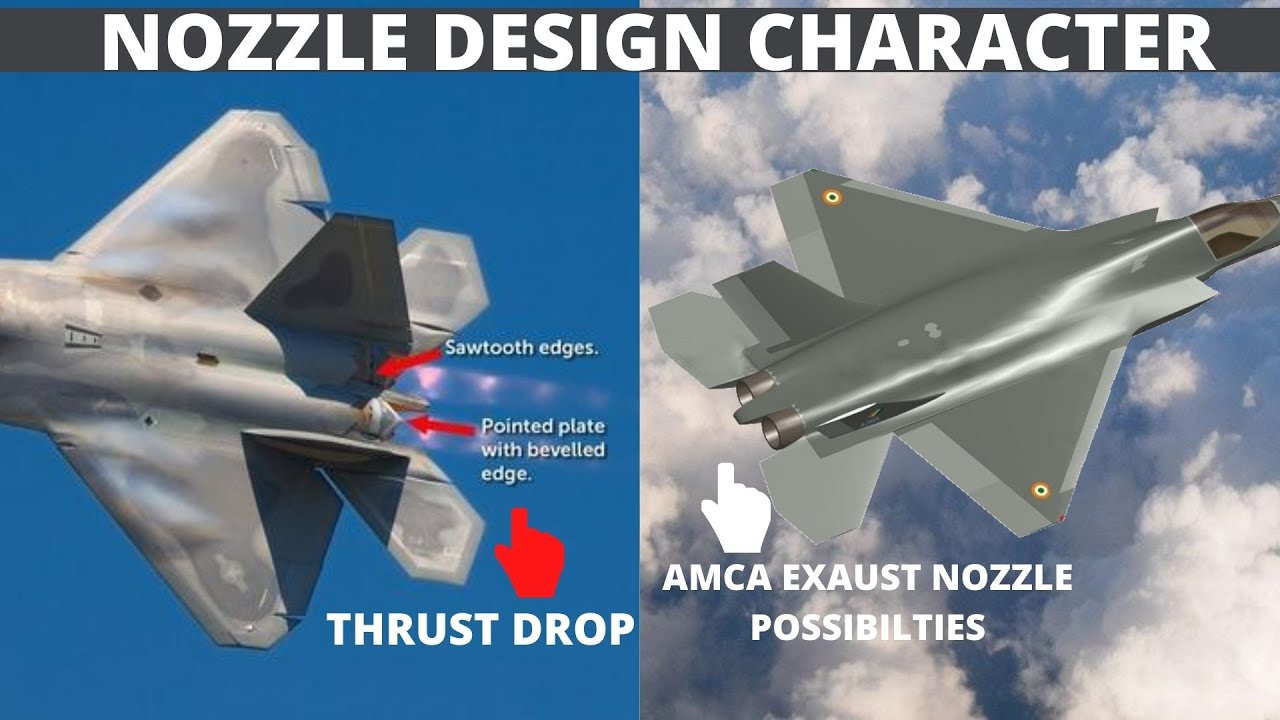 AMCA Thrust vector Option | F-22 rectangular thrust vector Advantages/Disadvantages |