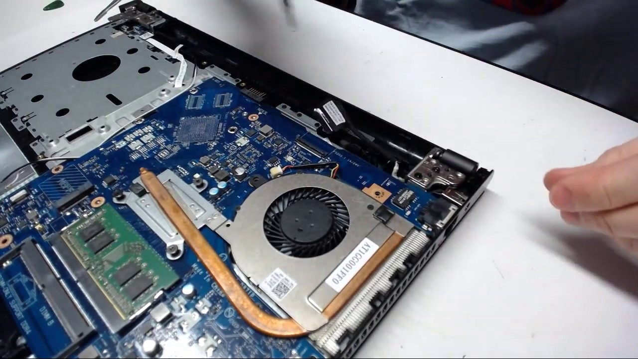 Ремонт разъема питания Dell Inspiron 15 5000 P51F. Разборка и ремонт порта зарядки. Как это сделать?