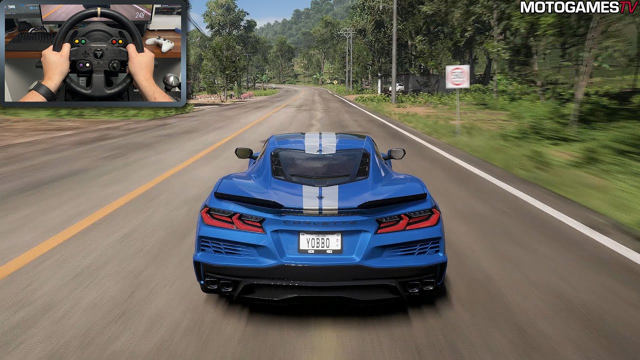 Forza Horizon 5 - 2024 Chevrolet Corvette E-Ray | Thrustmaster TX Gameplay