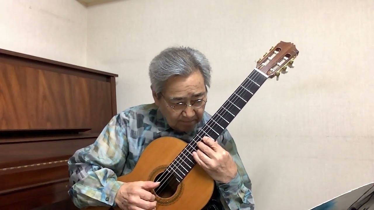 【トークと演奏】442 さくら変奏曲　SAKURA  Theme And Variations　篠原正志　 Masashi Shinohara クラシックギター