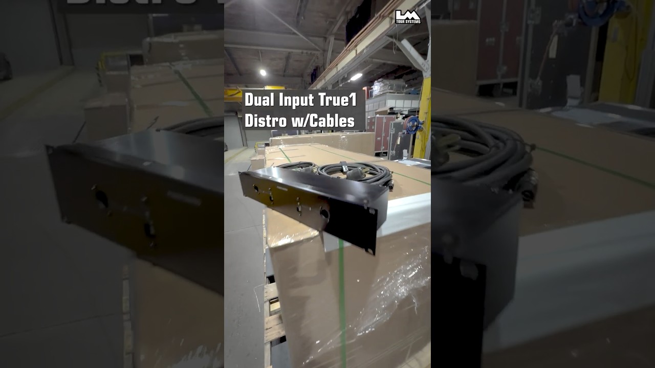 Dual Input True1 Distro w/Custom True1 Cables | LM Tour Systems
