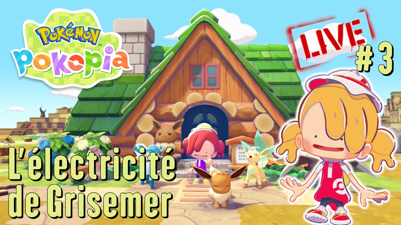 Pokémon Pokopia - On décore mon Village en Live & on découvre de nouveaux Pokémons !