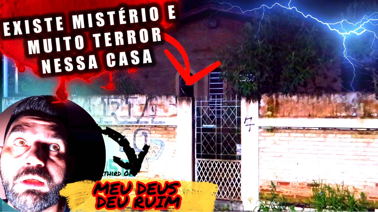 ENCONTRAMOS UMA CASA ABANDONADA COM MUITOS MISTÉRIOS E TERROR - CUIDADO -