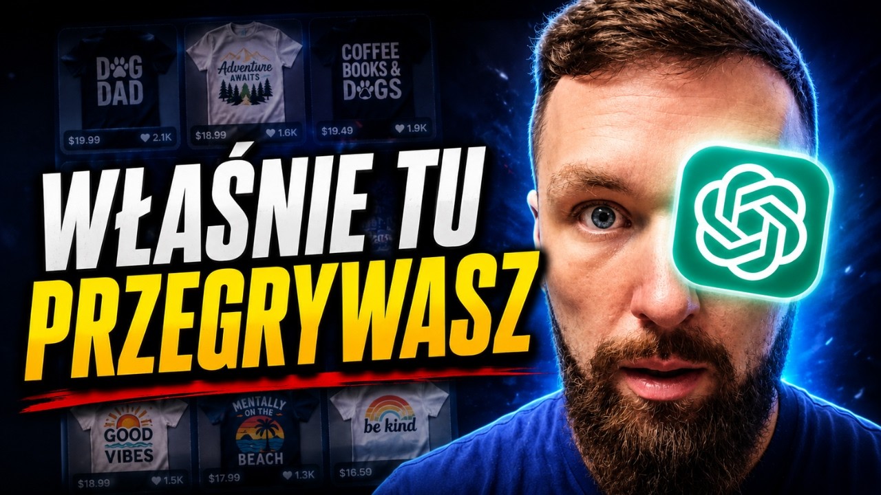 AI zabija Twoją sprzedaż... ale inaczej niż myślisz! Print on Demand w 2026