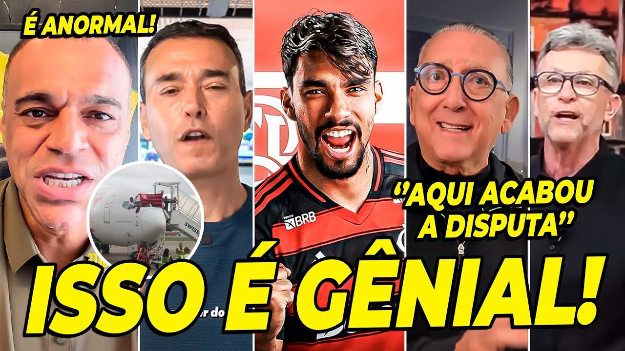 É ANORMAL! OLHA A REAÇÃO DA MÍDIA COM A CHEGADA DO LUCAS PAQUETÁ NO FLAMENGO! FICOU DESPROPORCIONAL!