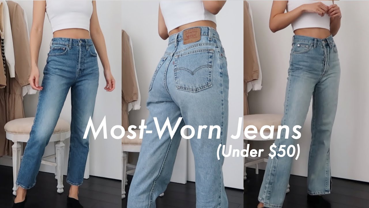 MY AFFORDABLE DENIM COLLECTION | Best High Waisted Denim (H&M, Zara, Vintage)