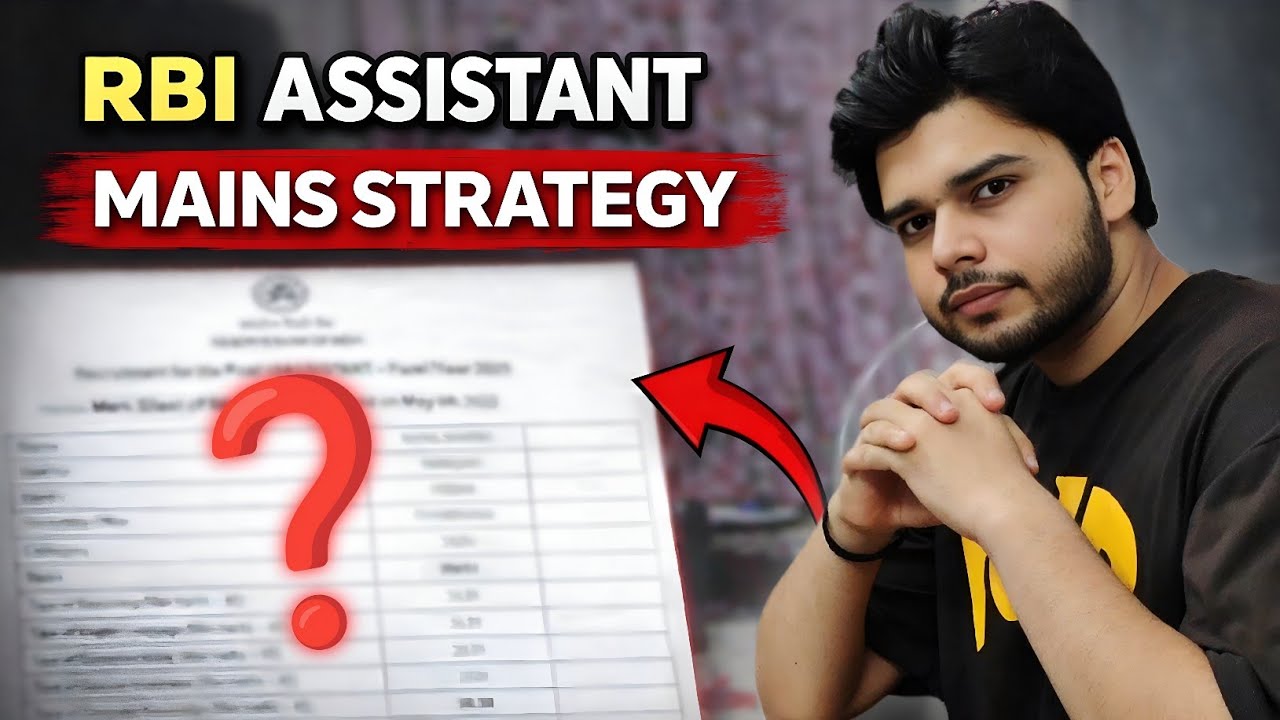 How to Start RBI Assistant Mains🔥 (Complete Strategy + Sources)✅