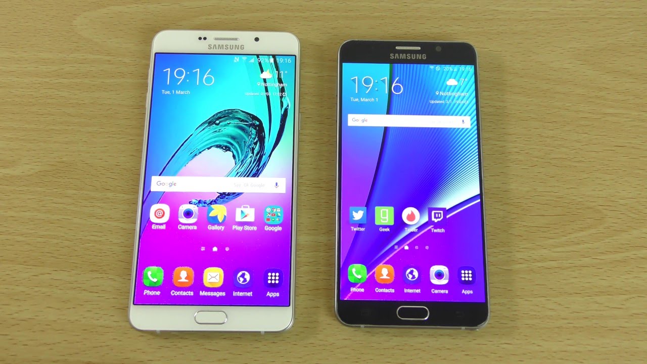 Samsung Galaxy A9 VS Note 5 - Comparison!