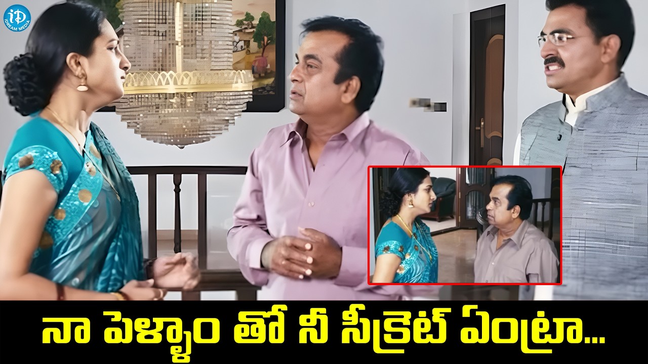 మినిస్టర్ భార్య తో లవ్ ట్రాక్ నడిపిన బ్రహ్మి | Brahmanandam and surekha love Scene| iDream HD Movies
