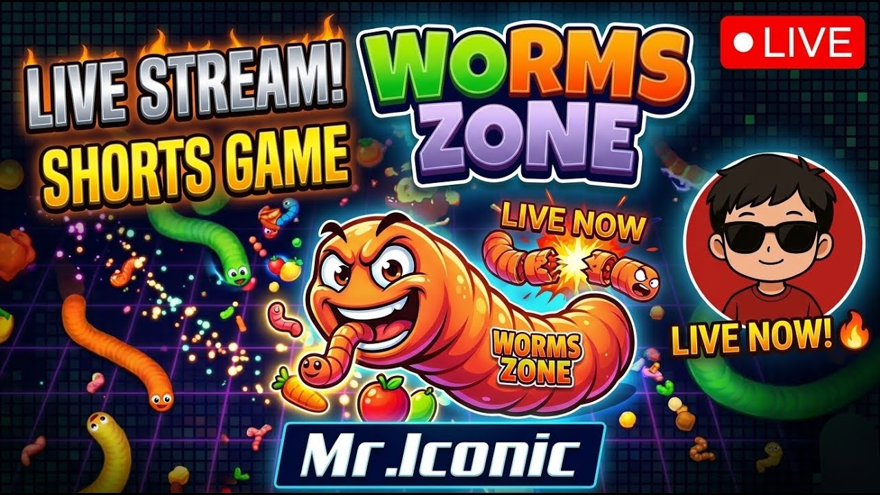 🔥 WORMS ZONE MADNESS! Don't Get Trapped! 🚫 #live#livestream#shorts#shortslive#games