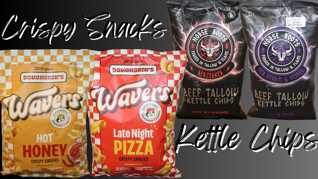Doughbrik’s Wavers Late Night Pizza & Hot Honey, Norse Roots Spicy All-Seasoned, Salt & Pepper