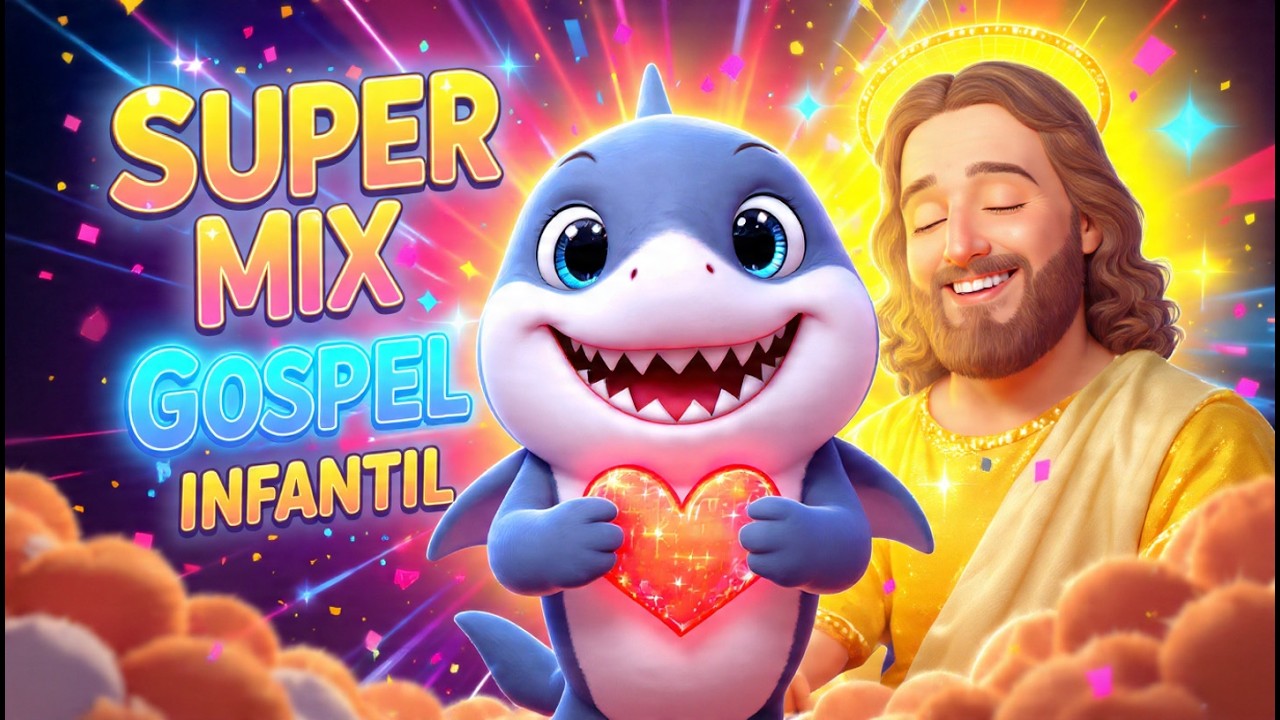Super Mix de Louvor Infantil – Gospel Para Crianças Adorarem Jesus
