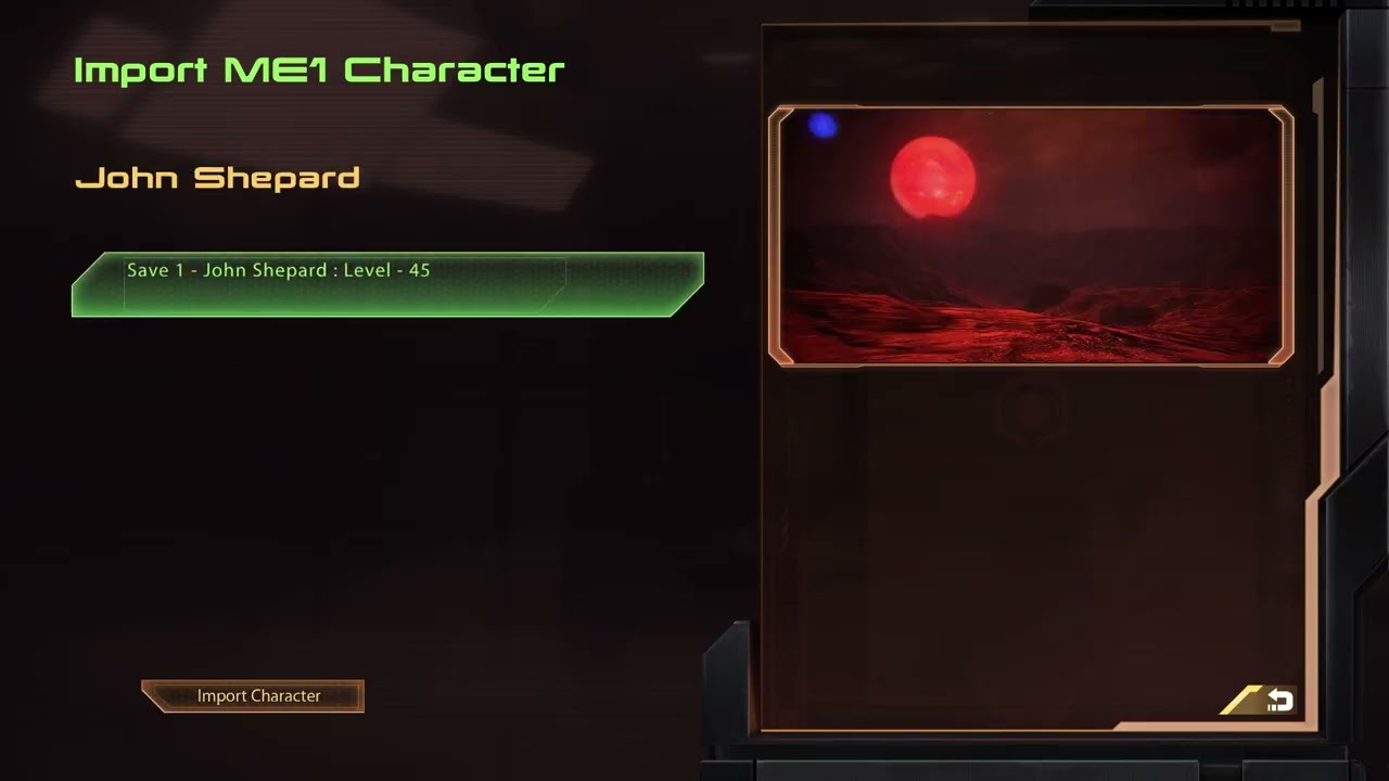 Mass Effect Legendary Edition - How to transfer save file from ME1 to ME2