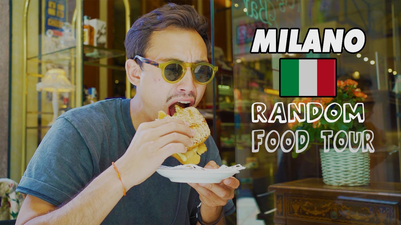 BEST Random FOOD TOUR MILANO |  Italian Food | Risotto alla Milanese (The road of Risotto Part 03)