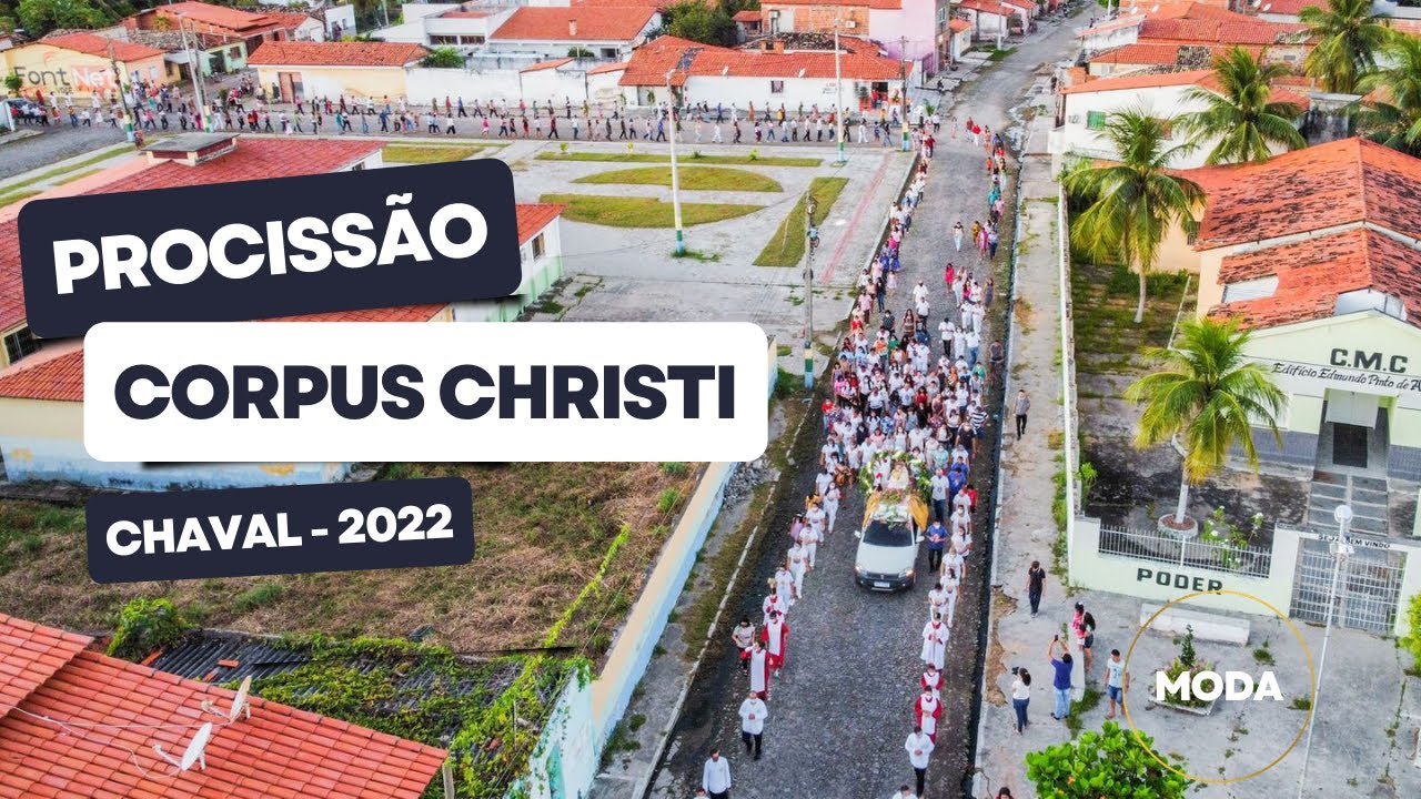 Procissão de Corpus Christi em Chaval 17-06-2022