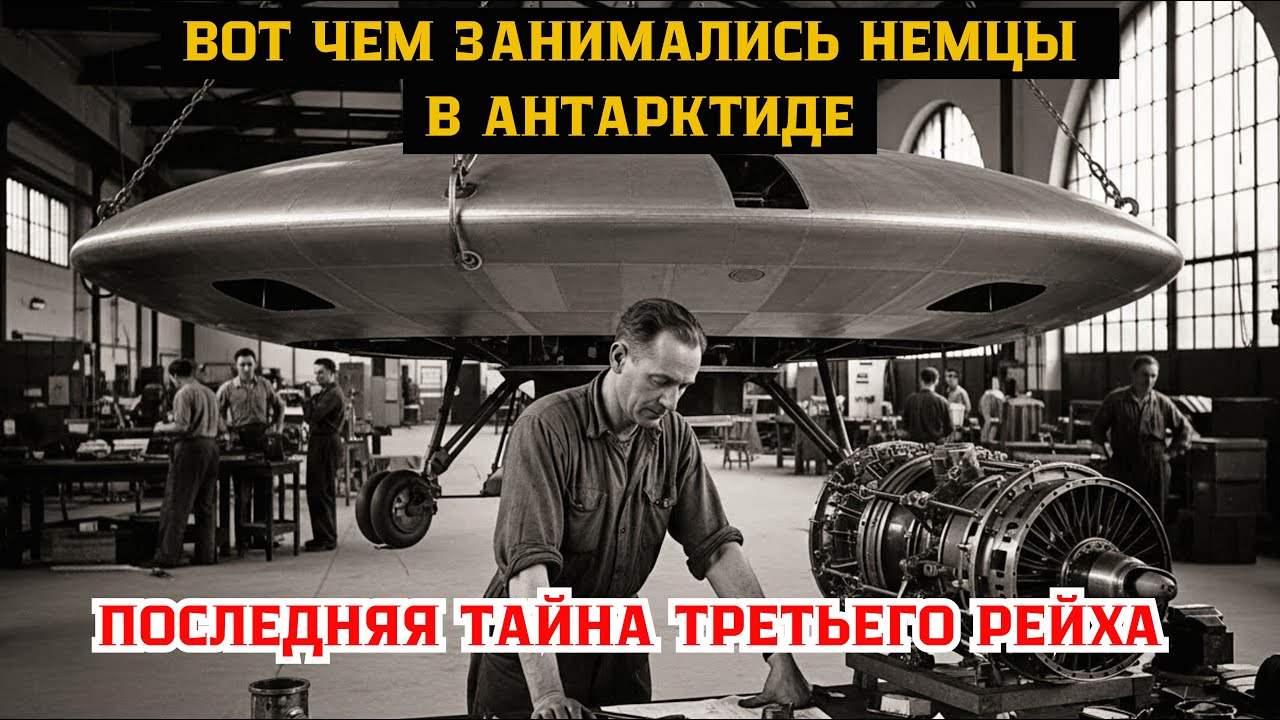 ВОТ ЧТО СКРЫВАЛИ НЕМЦЫ В АНТАРКТИДЕ...