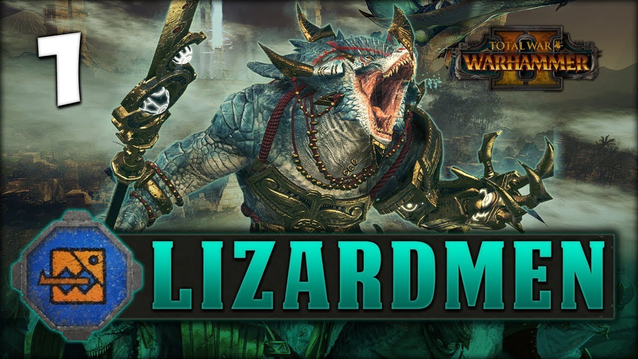 THE MIGHT OF KROQ-GAR! Total War: Warhammer 2 - Lizardmen Campaign - Kroq-Gar #1
