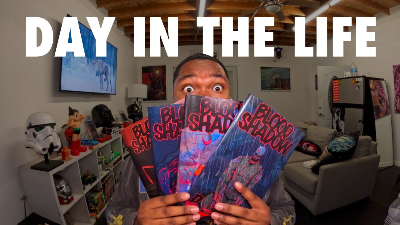 Day In the Life of a Comic Book Creator | New Comic Book Vlog
