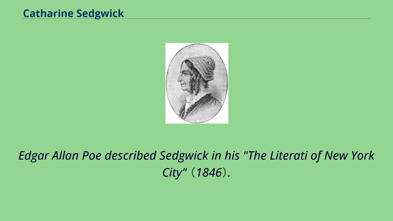 Catharine Sedgwick
