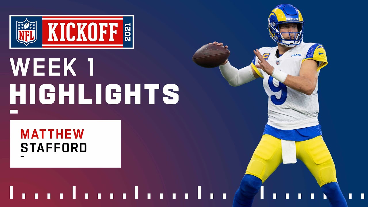 Matthew Stafford Best Passes in Rams debut | NFL 2021 Highlights