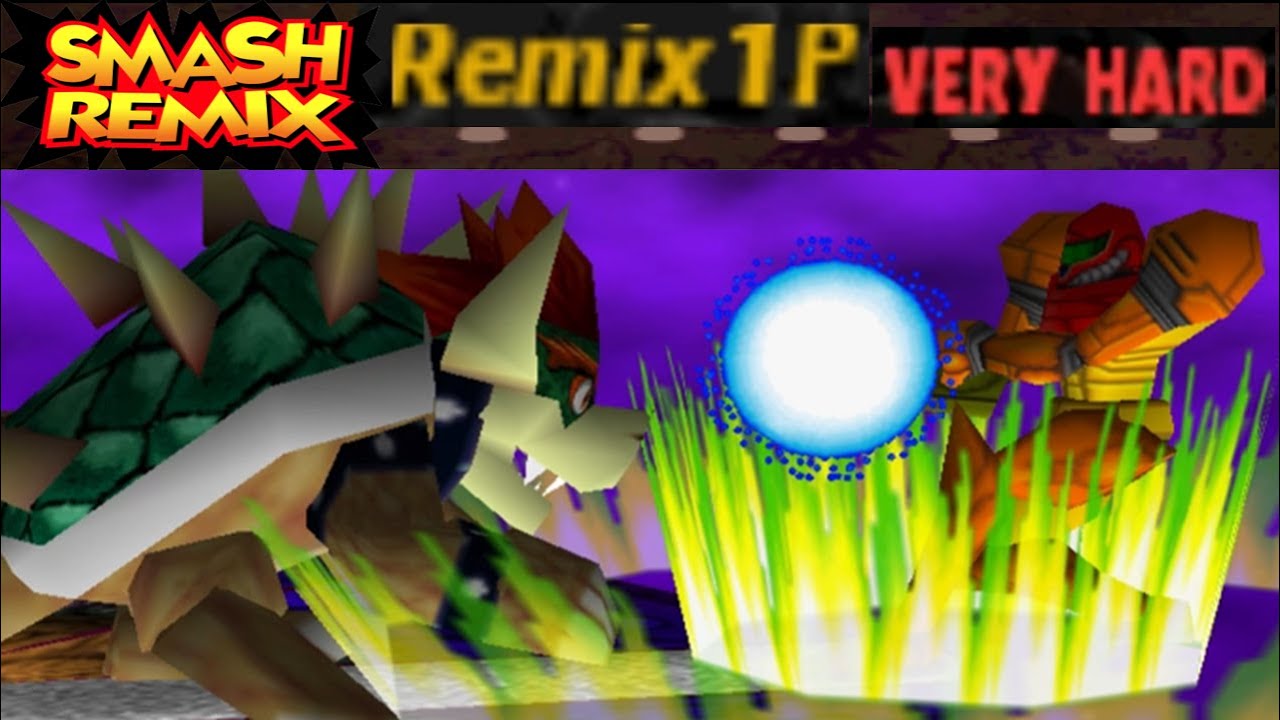 Smash Remix - Classic Mode Remix 1P Gameplay with Giant Samus (VERY HARD)